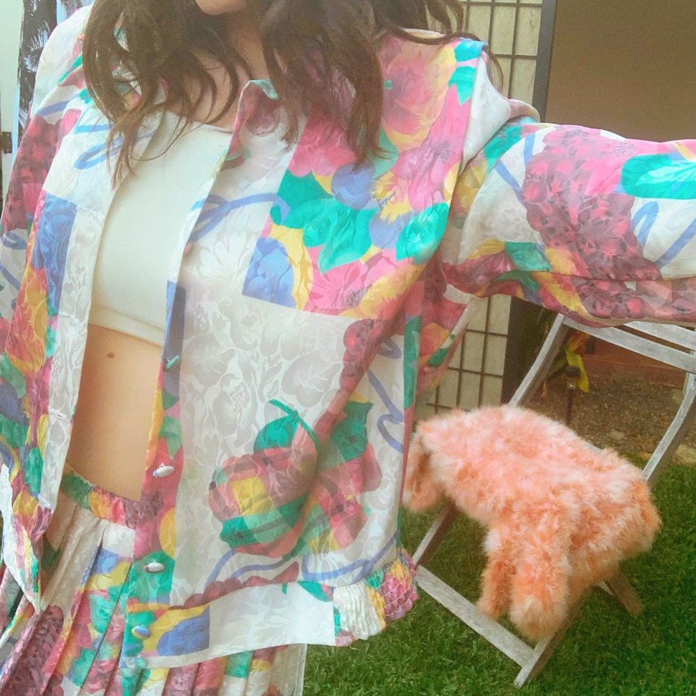 Vintage L'Gante Petites Floral Set